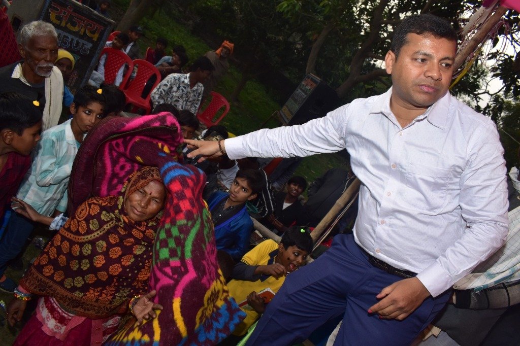 Aryan Public School community support in Amba, Bihar